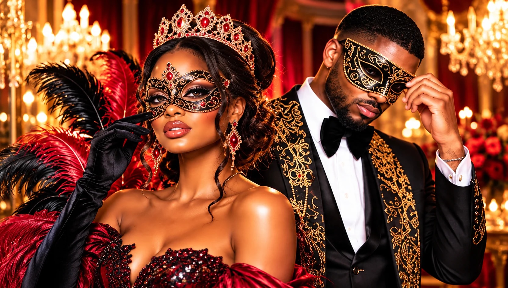 Miss et Mister masqués, visuel de l'affiche officielle